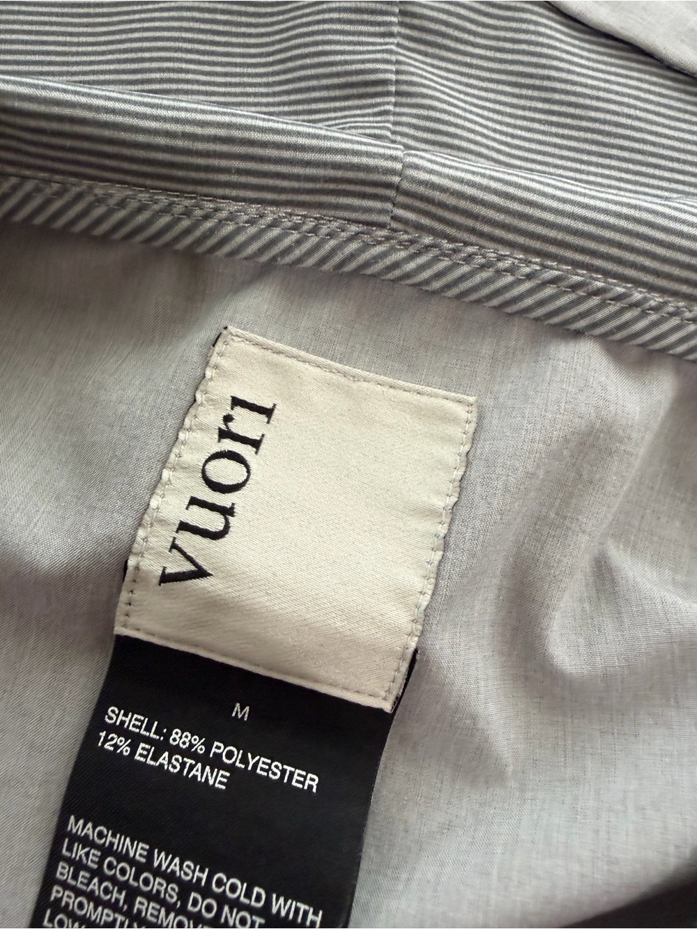 Vuori Light Gray Hooded Windbreaker - Picture 2 of 2